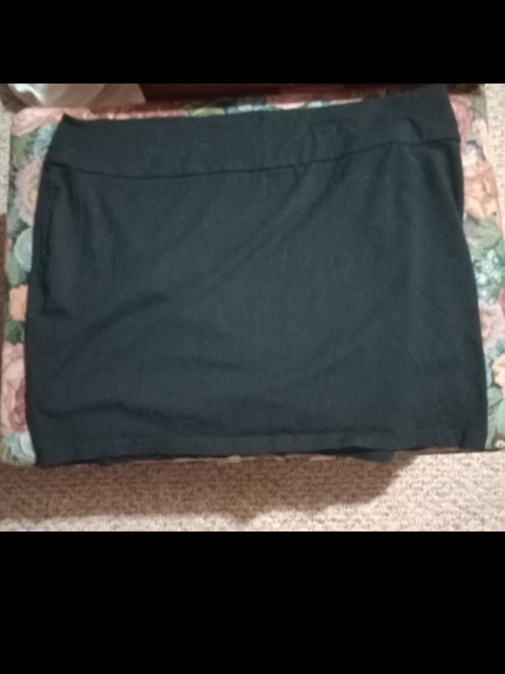 Old Navy Black Mini Skirt with Clean Waistband